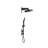 Milan 12-in Rain Showerhead Combo Shower System with Multi-function Handshower and Pressure Balanced Mixing Valve-105318651