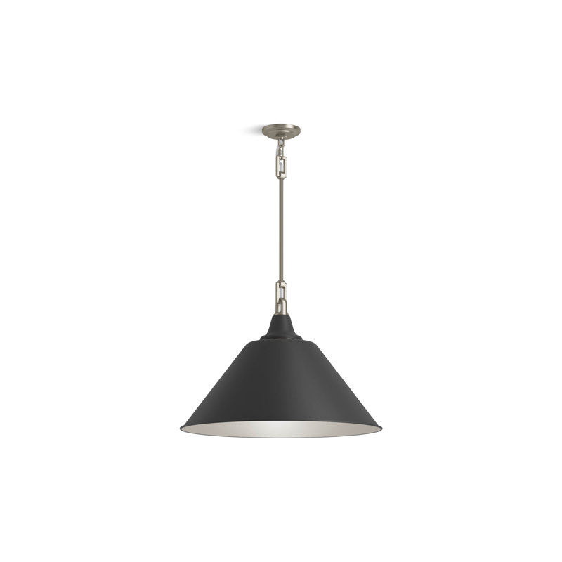 Varla 24 In. Pendant, 72.44" H x 24" W x 12.38" D, Brushed Nickel