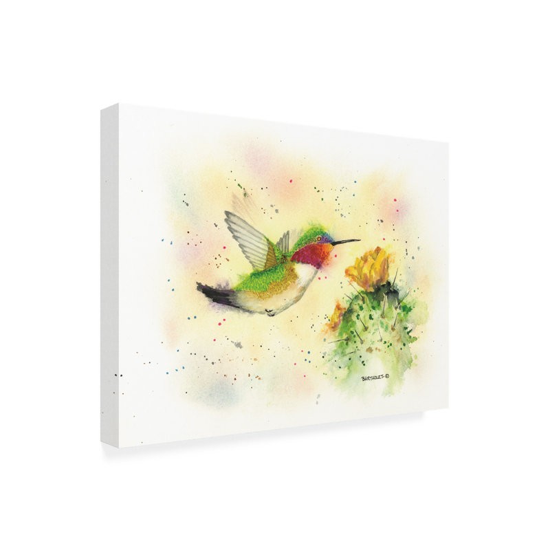 «Dave Bartholet Cactus Flyby», art sur toile, H 14 po x l 19 po