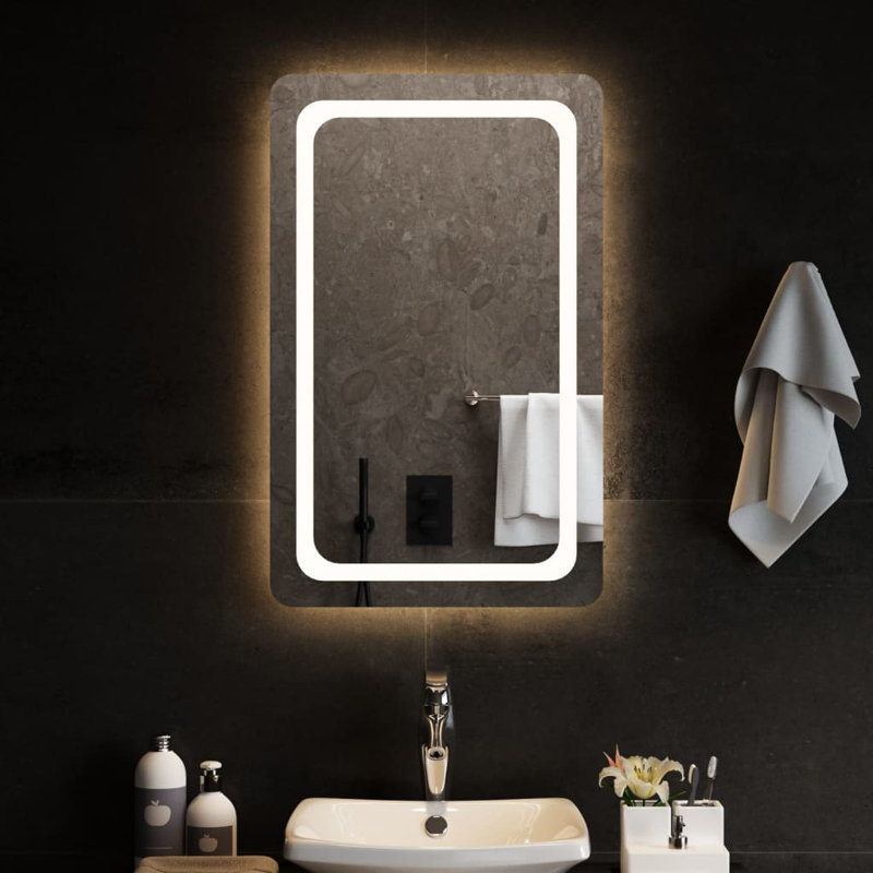 Flat Wall Mirror, 80 cm H x 50 cm W