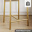 Counter Stool with Metal Frame