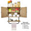 Armoire de salle de bain murale Barndoor avec barre à serviettes, rangement mural pour salle de bain, conception compacte de 17 po x 21 po-576877444