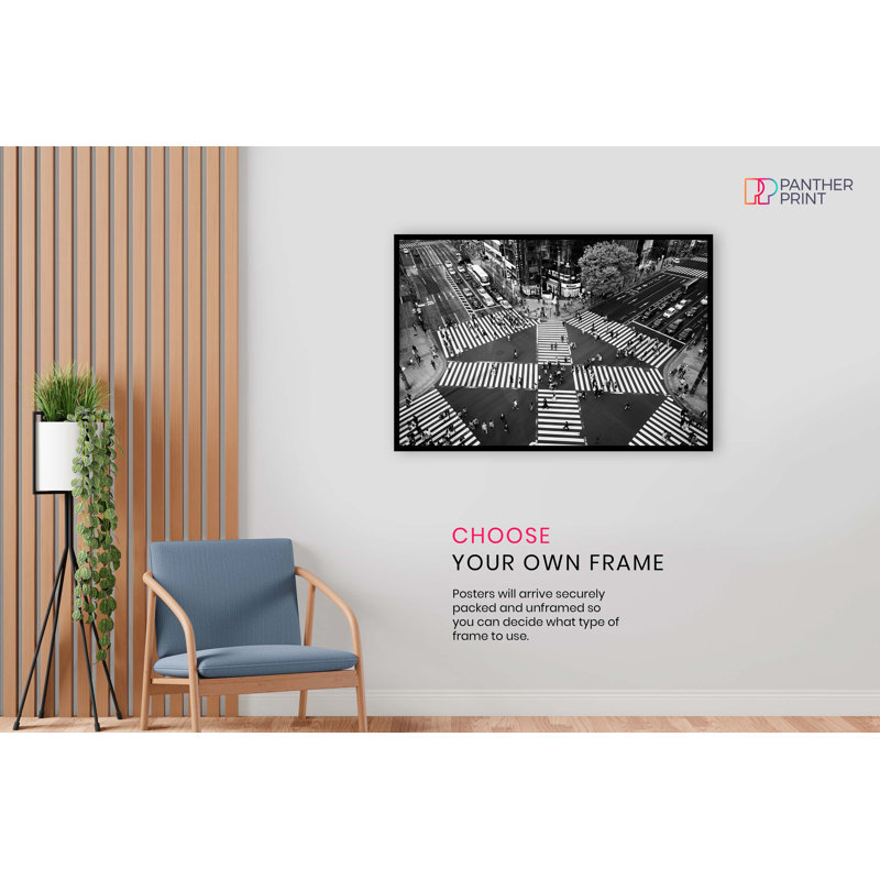 Tokyo Ginza Crossing 1 Piece Wall Art, 61cm H x 41cm W
