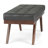 Pierce 48"W Mid-Century Modern Button Tufted Ottoman Bench with Solid Wood Frame-1246339461