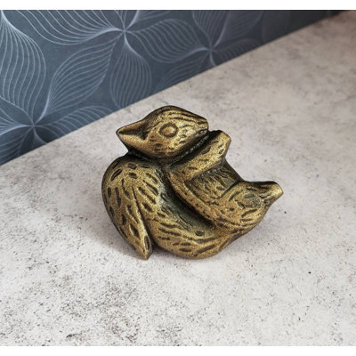 Antique Bronze Large Squirrel Knob