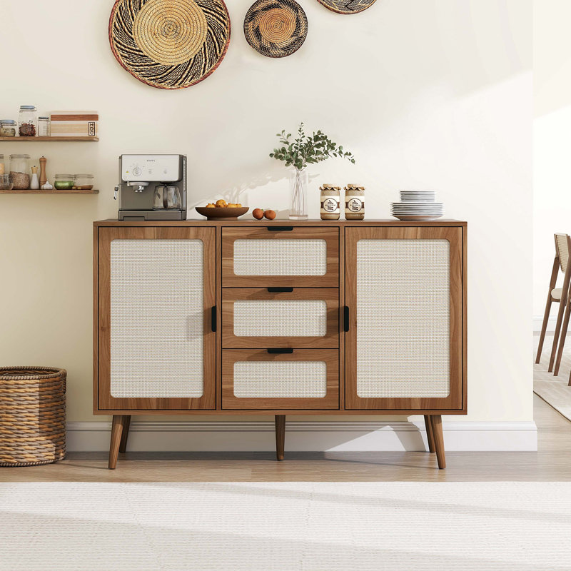 Lukisha 47.25'' Sideboard, Walnut