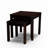 2-Piece Eucalyptus Nesting Table Set