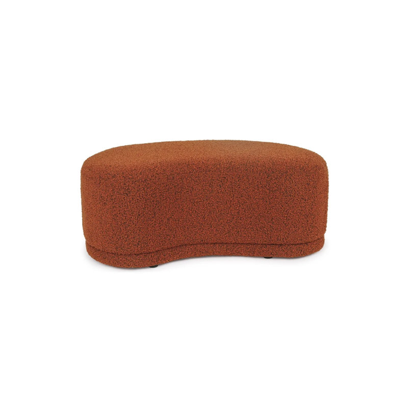 Enzo Pouf, Rust Polyester/Acrylic