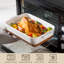 MALACASA Rectangle Stoneware 3 Piece Au Gratin Dish Bakeware Set