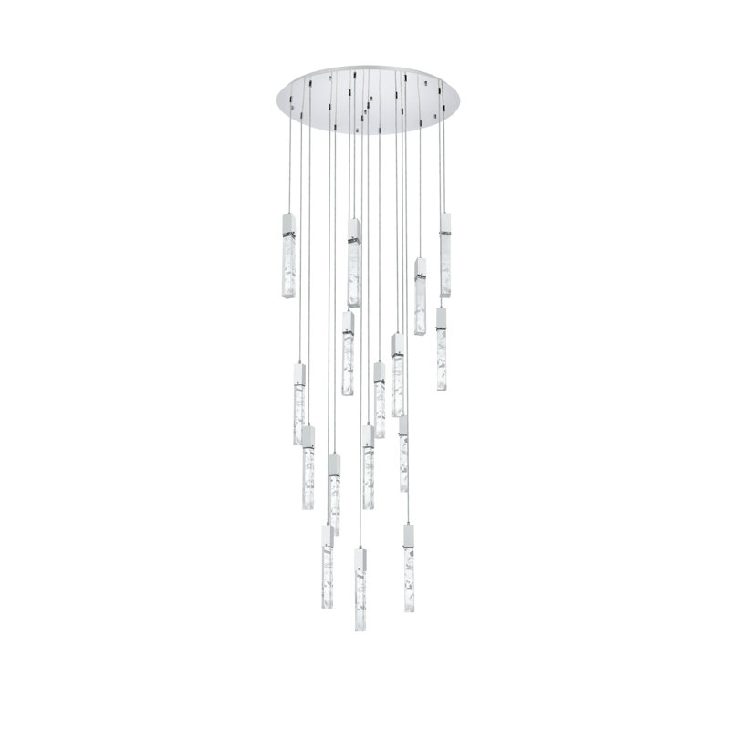 Lustre Aurora 36 pouces, Chrome chrome