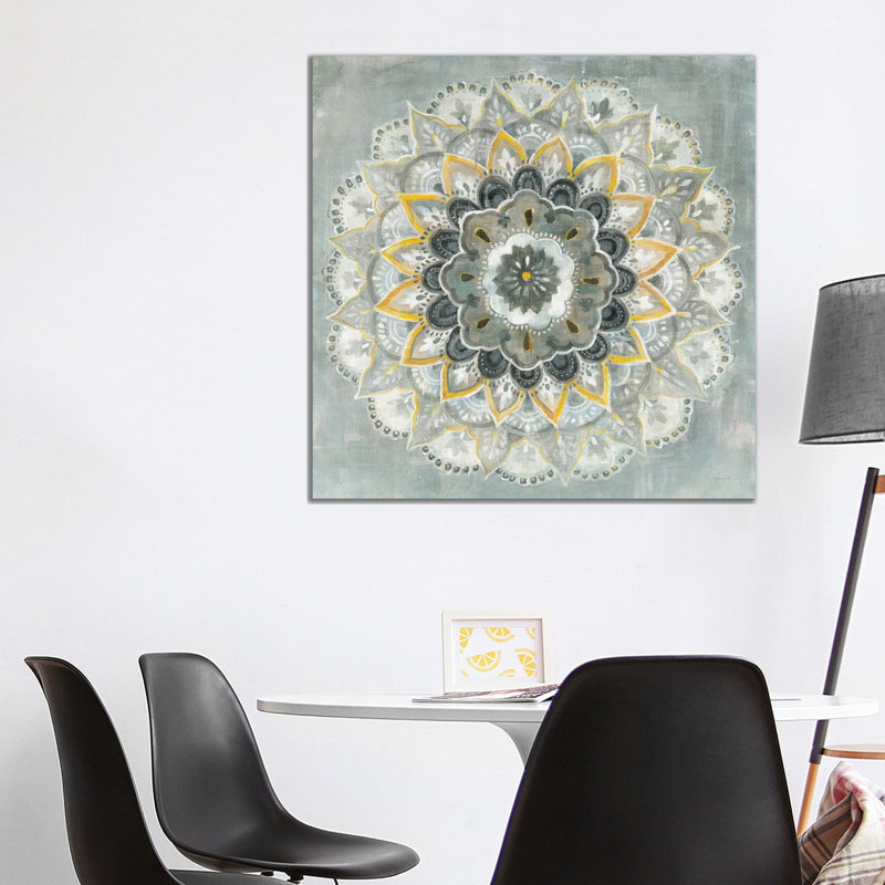 Sunburst 1 Piece Wrapped Canvas Painting, 93.98 cm H x 93.98 cm W
