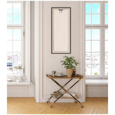 Framed Fabric Pinboard  Printed Linen Bulletin Board