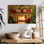 Foyer de Noël décoré-261531950