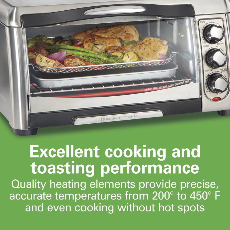 Hamilton Beach Sure Crisp 6 Slice Air Fry Toaster Oven