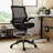 Mignone Mid-Back Transparent Mesh Office Chair with Flip-Up Arms-83161081