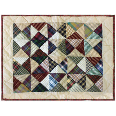 Kaleidoscope Farmhouse / Country Cotton Quilt