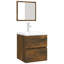 Kaytlan 420mm Single Bathroom Vanity with Drop In Ceramic Basin-2014132398