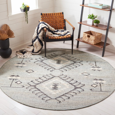 Tapis en jute tissé à plat Gilreath
