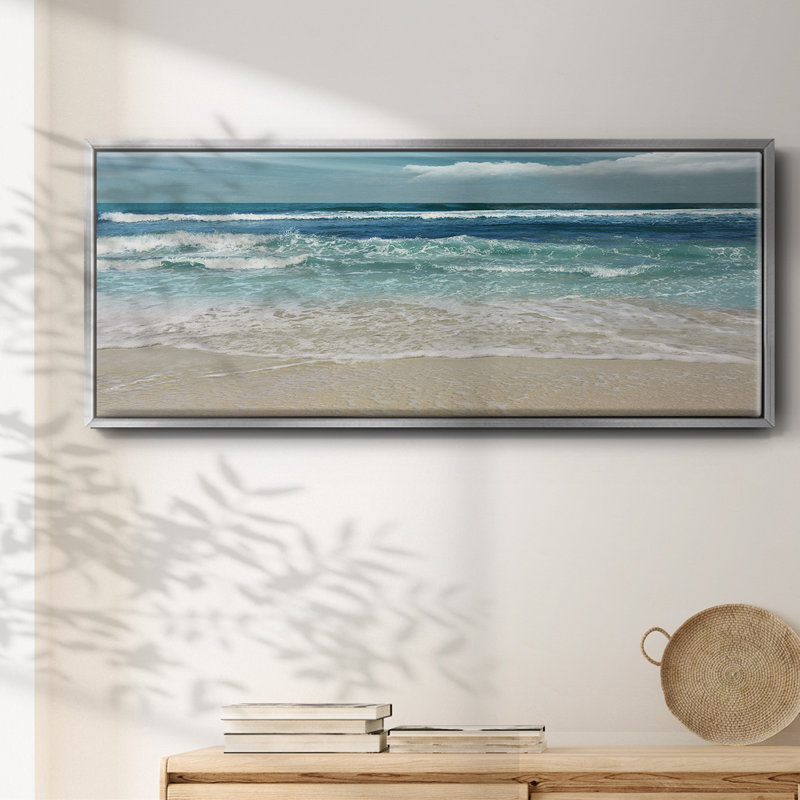 Symphonie de la mer - toile encadrée, H 20 po x l 50 po