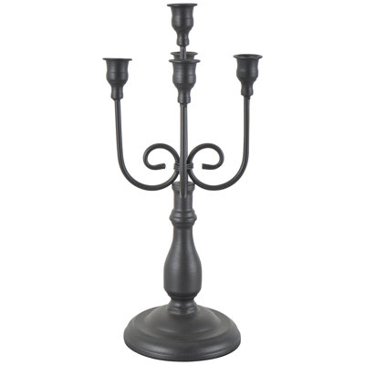 16.8'' H Aluminum Tabletop Candelabra