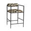 Barbana Upholstered Stool with Metal Frame-1419177701
