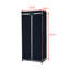 Chailyn 74cm Rolling Portable Wardrobe
