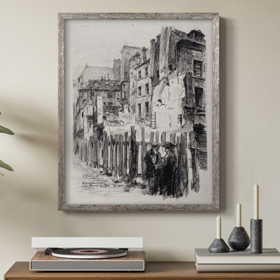 Vintage Landscape LXXX Framed Print - Solid Wood