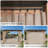11 Ft. X 10 Ft. Solid Wood Patio Gazebo With Bar Counter