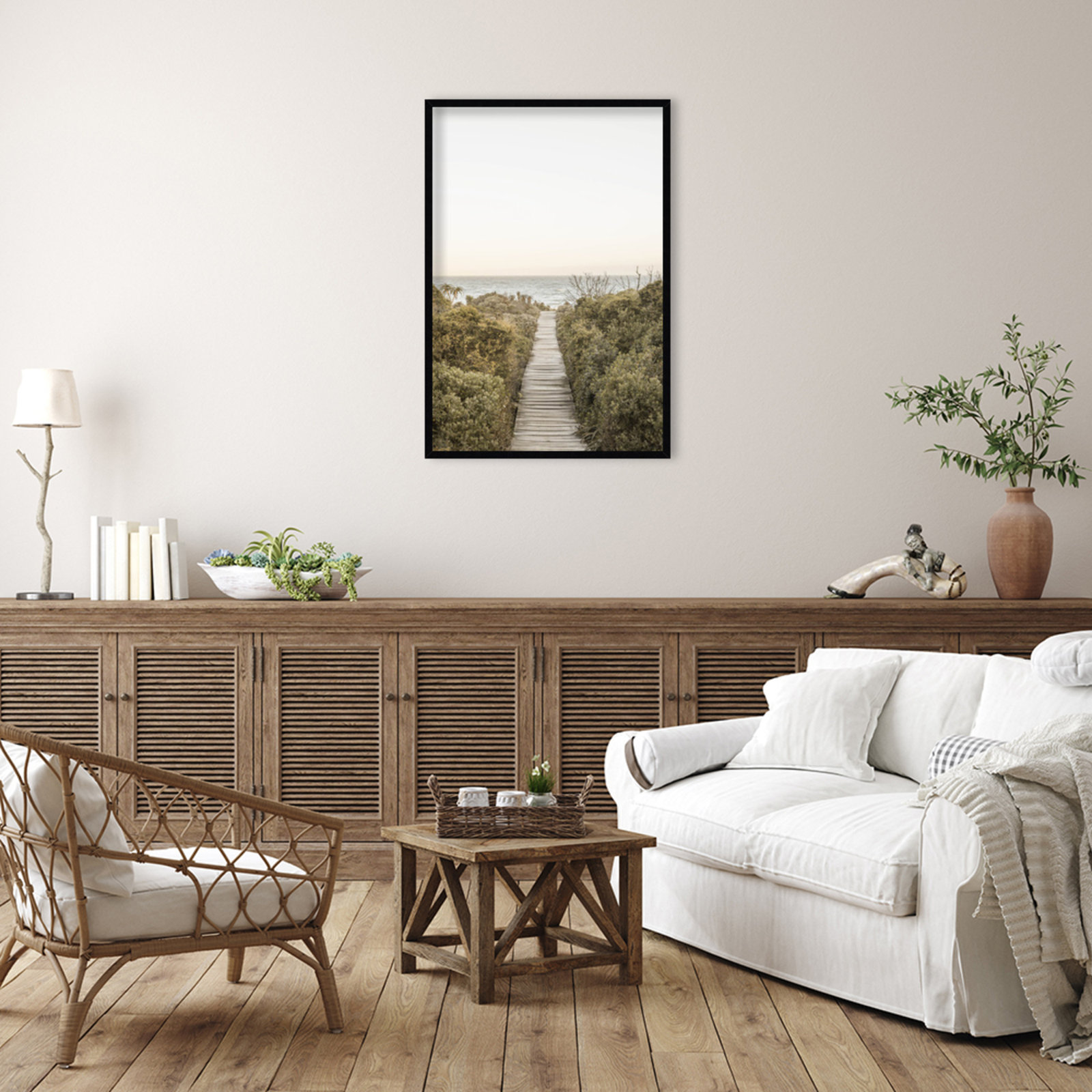 Partlow "Boardwalk" Print by Shot by Clint, Black, 41" H x 28" W