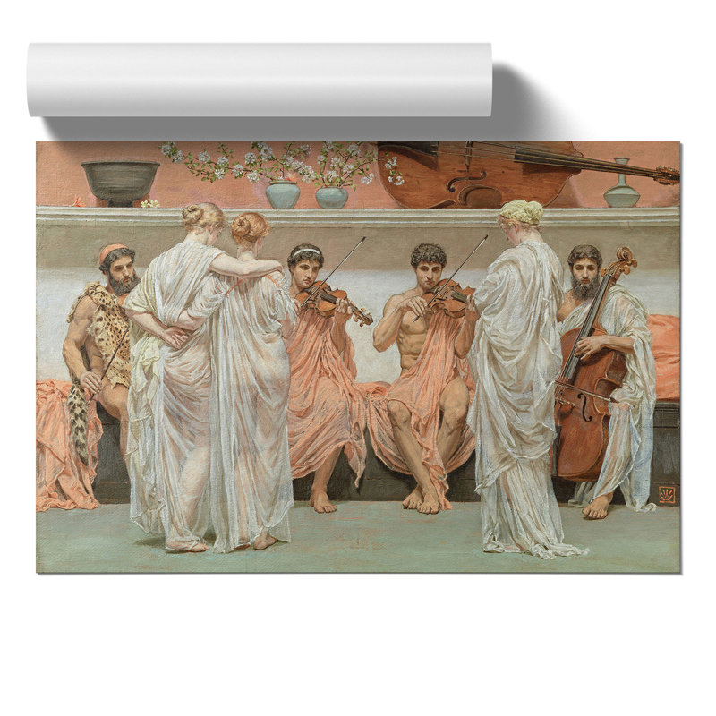 A Quartet by Lawrence Alma-Tadema - No Frame Print, 30cm H x 42cm W x 0.1cm D