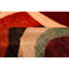 Tapis beige / rouge / orange noué à la main de haute qualité