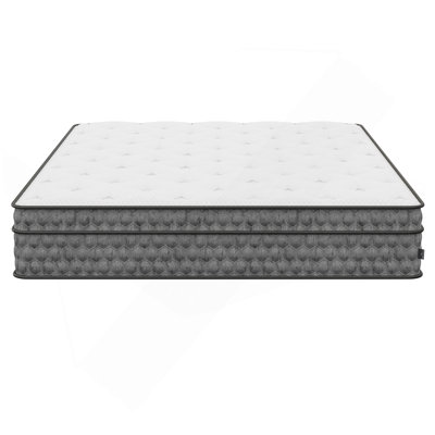 Diamond Zen Cool Gel Conforming Memory Foam Hybrid with Luxurious Euro-Top 11" Medium Feel, Greenguard Gold Certified, (Queen)