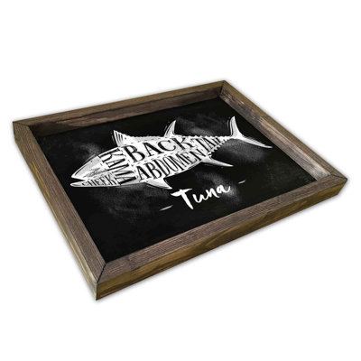 Elegant Serving Tray, 100% MDF & Pine Wood Frame, 11.8 x 15.7 inches | Durable 2.7mm Thickness, Perfect for Home Entertaining & Breakfast in Bed | Stylish Design, Lightweight & Easy to Clean