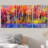 Abstract Forest " Colorful Autumn Trees. Semi Abstract Image Of Forest, Aspen Trees With Yellow " 3 - Pieces-95099269-56497733