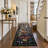 2'X6' Washable Vintage Floral Indoor Runner Rug Non-Slip Beige-122611624-122611623