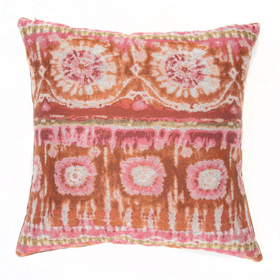 Geometric Feather Throw Pillow
