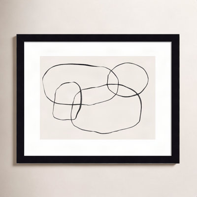 Modern Circles Print by Teju Reval