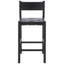Tabouret de comptoir en cuir tissé Hentges-1735554443