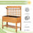 Elevated Garden Raised Bed Solid Wood Planter Flower Herb Boxes