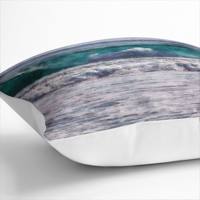 Square Cushion, 40cm H x 40cm W x 15cm D, White