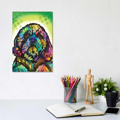 Kinda Shih Tzu by Dean Russo - Wrapped Canvas Painting