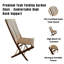 Foldable Outdoor Patio Dining Side Chair