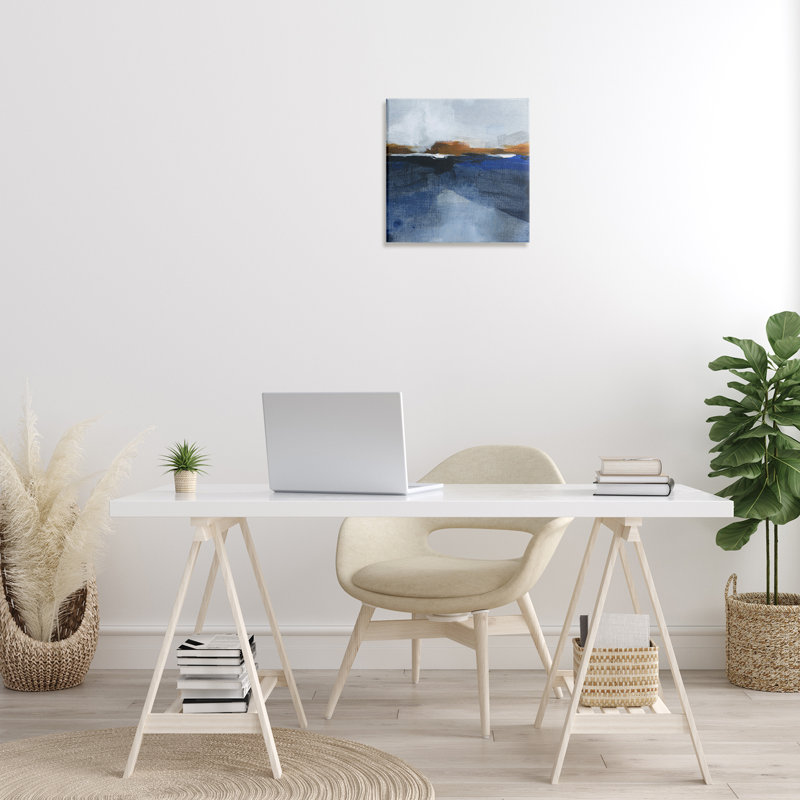 «Ocean Cliff Impression Floater» par M. Gloria Hunter, H 17 po x l 17 po x P 1,5 po
