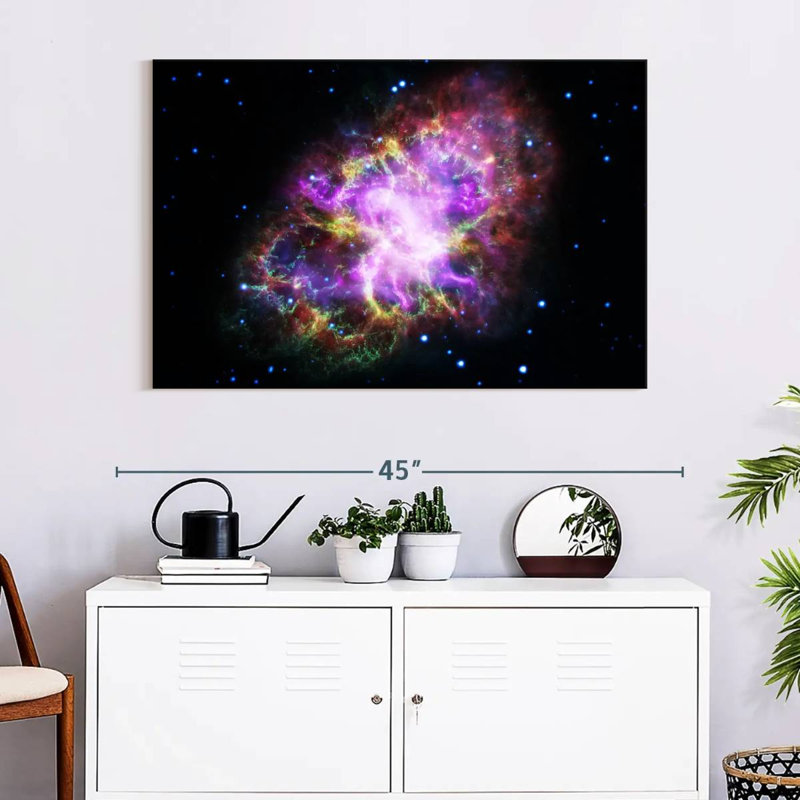 Oberle Sparkling Crab Nebula, 16" H x 24" W