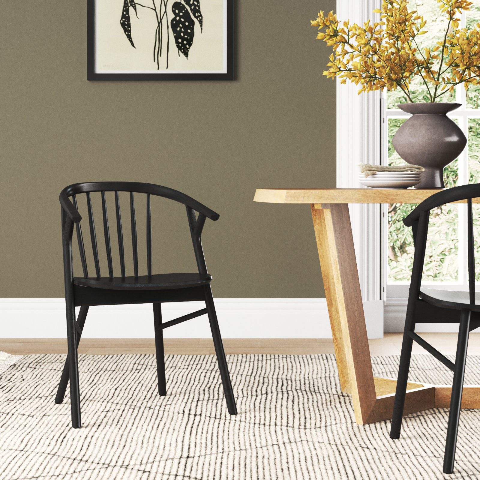 Fincher Armchair, Black