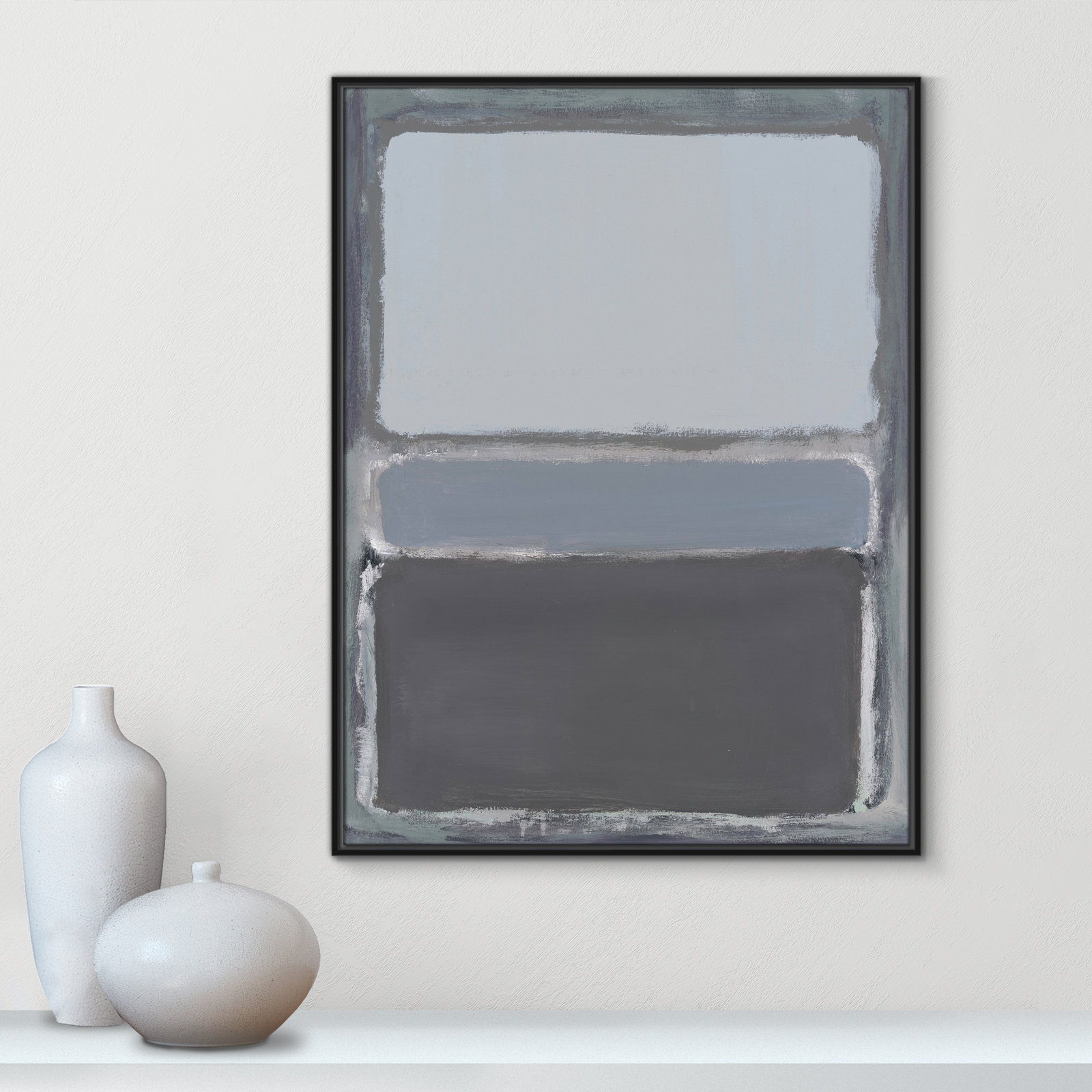 Cade "Morning Dew 2" Print by Filippo Ioco, 41.5" H x 31.5" W x 2" D, Black Framed Canvas