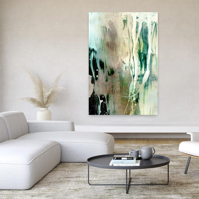 Art contemporain contemporain abstrait, H 60 po x l 40 po