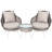 Gianfrancesco Round 2 - Person  Bistro Set with Cushions