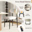 Chaise d'appoint rembourrée avec structure en métal-1389539958