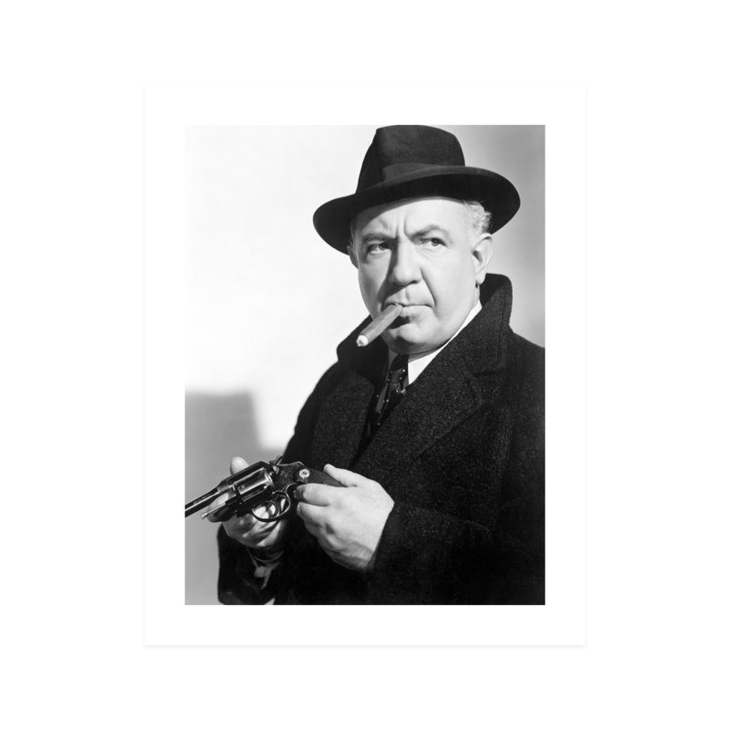 Gros plan sur un cigare fumant Cecil Kellaway - photographie non encadrée, H 10 po x l 8 po